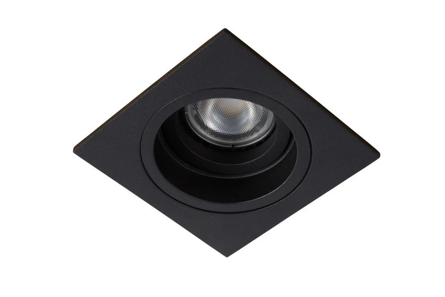 Lucide EMBED - Recessed spotlight - 1xGU10 - Black - off